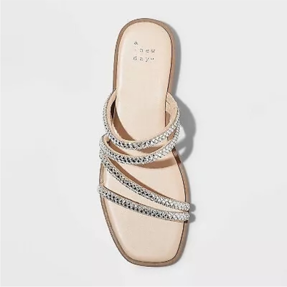 Women's Estelle Slide Sandals - A New Day Tan - Picture 2 of 7